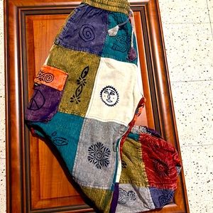 NWT patchwork pants